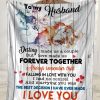 To My Husband Destiny Made Us A Couple Red Fox Ultra Soft Cozy Plush Fleece Blanket Destiny Blanket