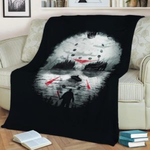 FRIDAY NIGHT TERROR FLEECE BLANKET GIFT FOR FAN