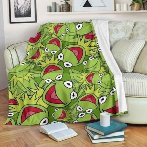 MUPPETS KERMIT FLEECE BLANKET GIFT FOR FAN