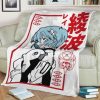 REI AYANAMI EVANGELION BEST SELLER FLEECE BLANKET GIFT FOR FAN
