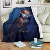 LEGENDARY OWL AMAZING EYES FLEECE BLANKET GIFT FOR FAN