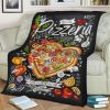 FOOD RESTAURANT CAFE CHALK FLEECE BLANKET GIFT FOR FAN