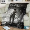 TOMB RAIDER ART FLEECE BLANKET GIFT FOR FAN