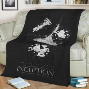 INCEPTION CHRISTOPHER NOLAN FLEECE BLANKET GIFT FOR FAN