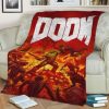 DEMONIC FORCES LOGO FLEECE BLANKET GIFT FOR FAN