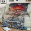 THE PAINTED WORLD BEST SELLER FLEECE BLANKET GIFT FOR FAN
