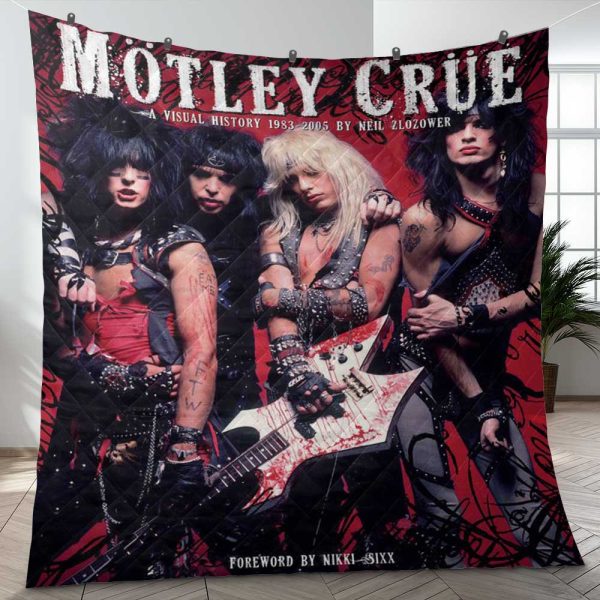 Motley Crue Band Heavy Metal Thank You For The Memories Gifts Lover Blanket