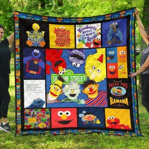 Sesame Street Blanket Funny Gift Idea 3D Blanket 13