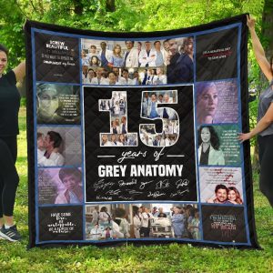 Grey’S Anatomy 15 Years Anniversary Blanket Gift Idea 3D Blanket 19