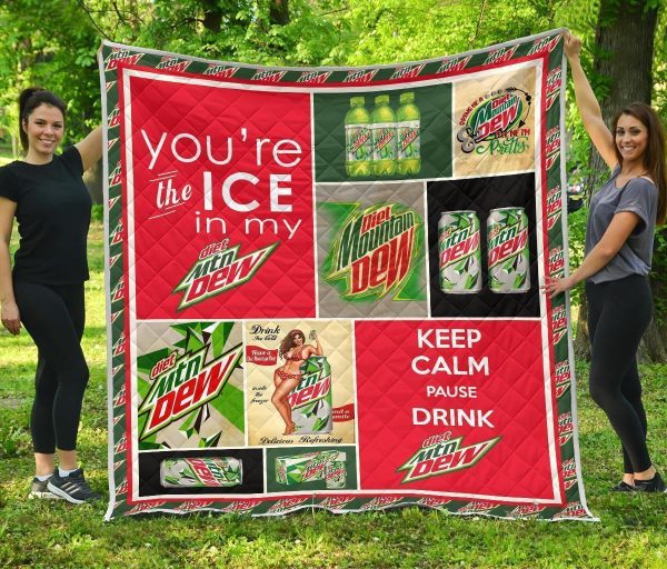 Diet Mountain Dew Blanket Funny Gift For Soft Drink Lover 3D Blanket 35