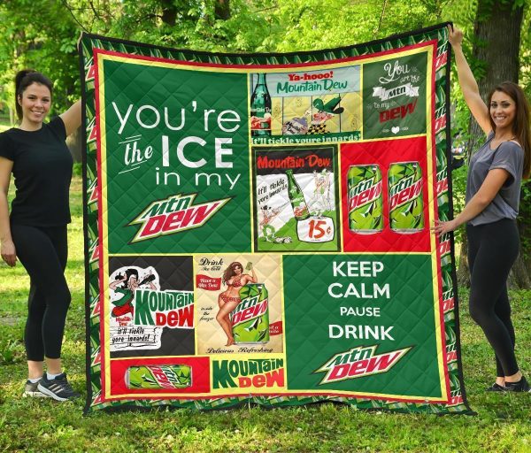 Mountain Dew Blanket For Soft Drink Lover 3D Blanket 135