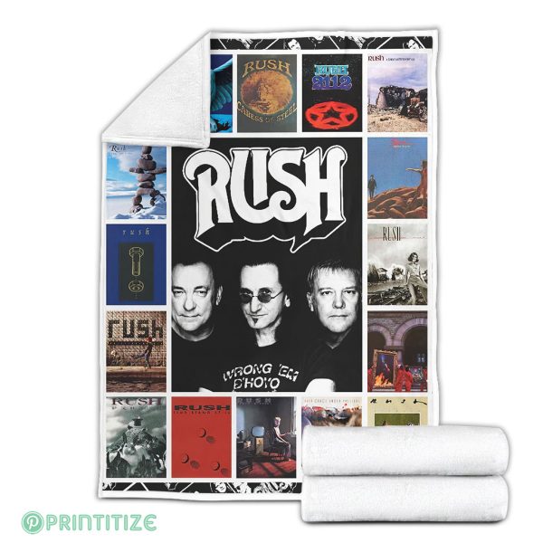 Rush Band Fleece Blanket Rush Band Blanket