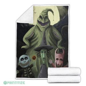 Oogie Boogie And Lock Shock And Barrel Premium Blanket