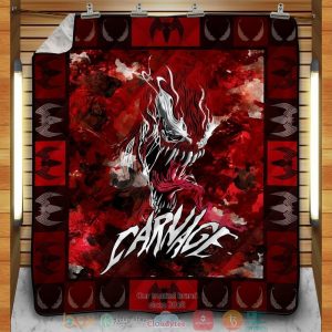Carnage Symbiote Quilt Blanket