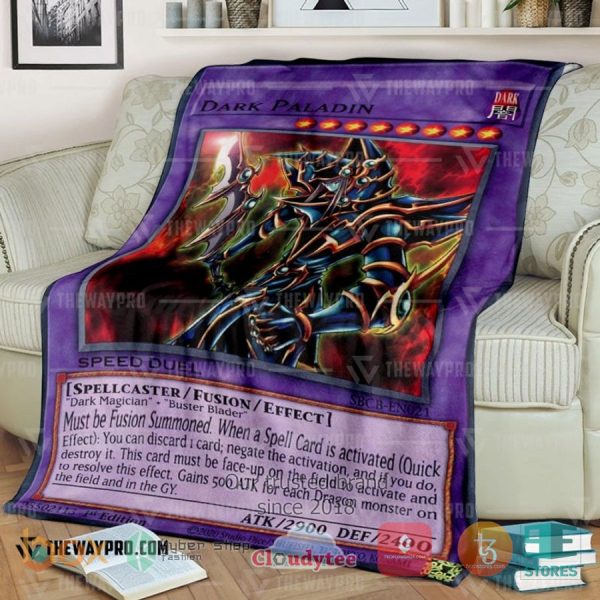 Dark Paladin Card Soft Blanket