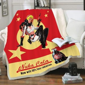 Nuka Cola Custom Throw Blanket