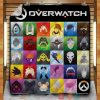 Overwatch Heroes Quilt Blanket