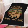 Remember Who You Are Throw Blanket