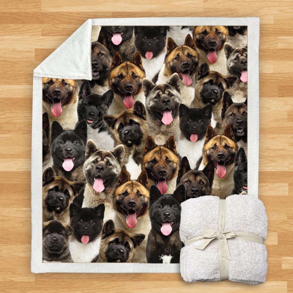 You Will Have A Bunch Of American Akitas Blanket You Will Have A Bunch Of Blanket