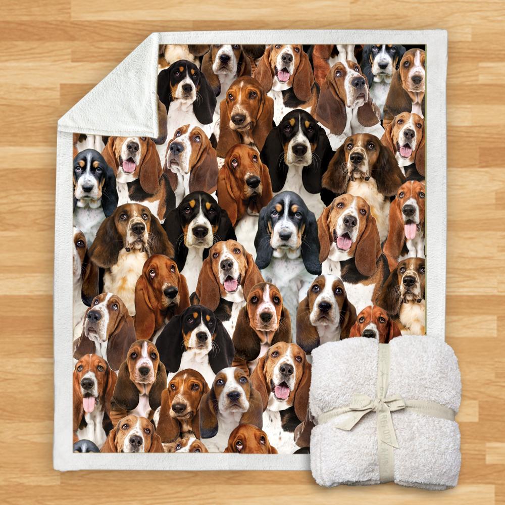You Will Have A Bunch Of Basset Hounds Blanket You Will Have A Bunch Of Blanket