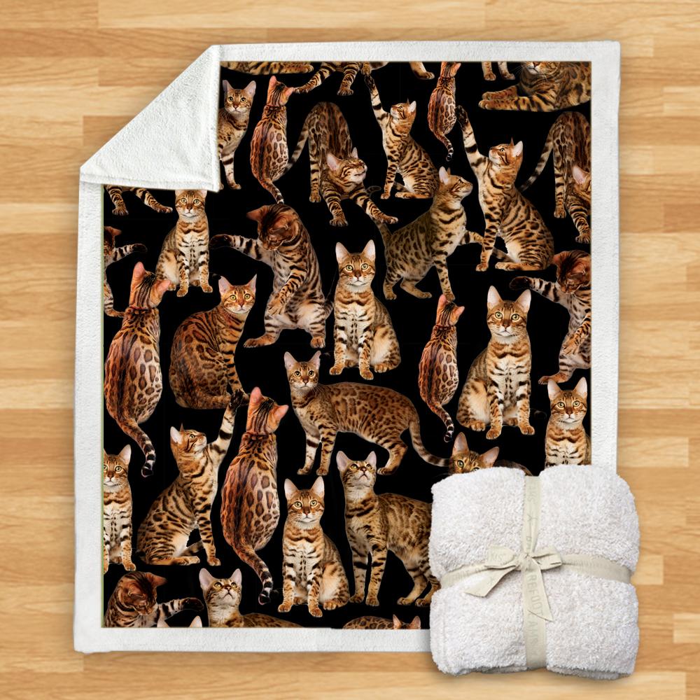You Will Have A Bunch Of Bengal Cats Blanket You Will Have A Bunch Of Bengal Cats Blanket Bengal Cat Blanket