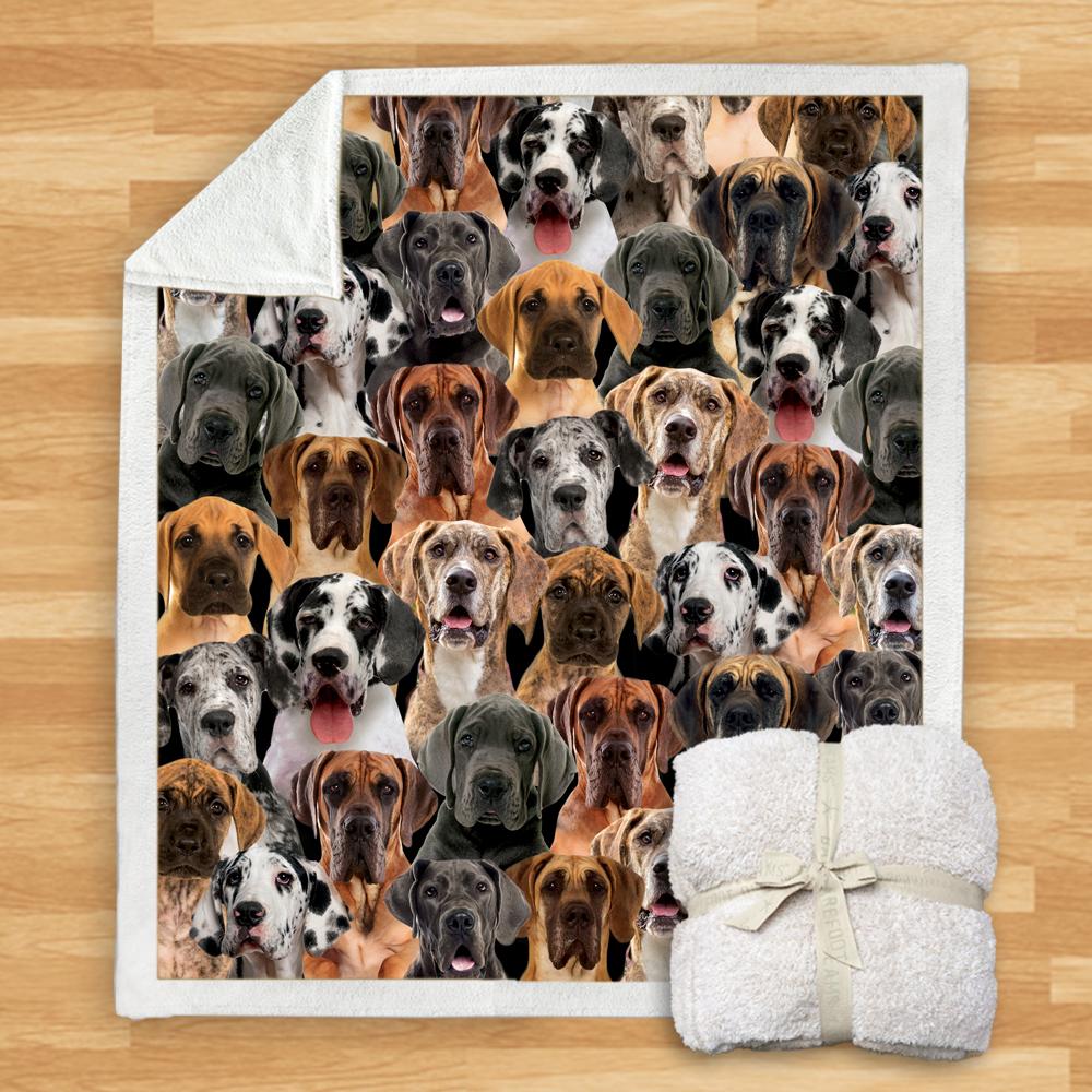 You Will Have A Bunch Of Great Danes Blanket You Will Have A Bunch Of Great Danes Blanket Great Dane Blanket