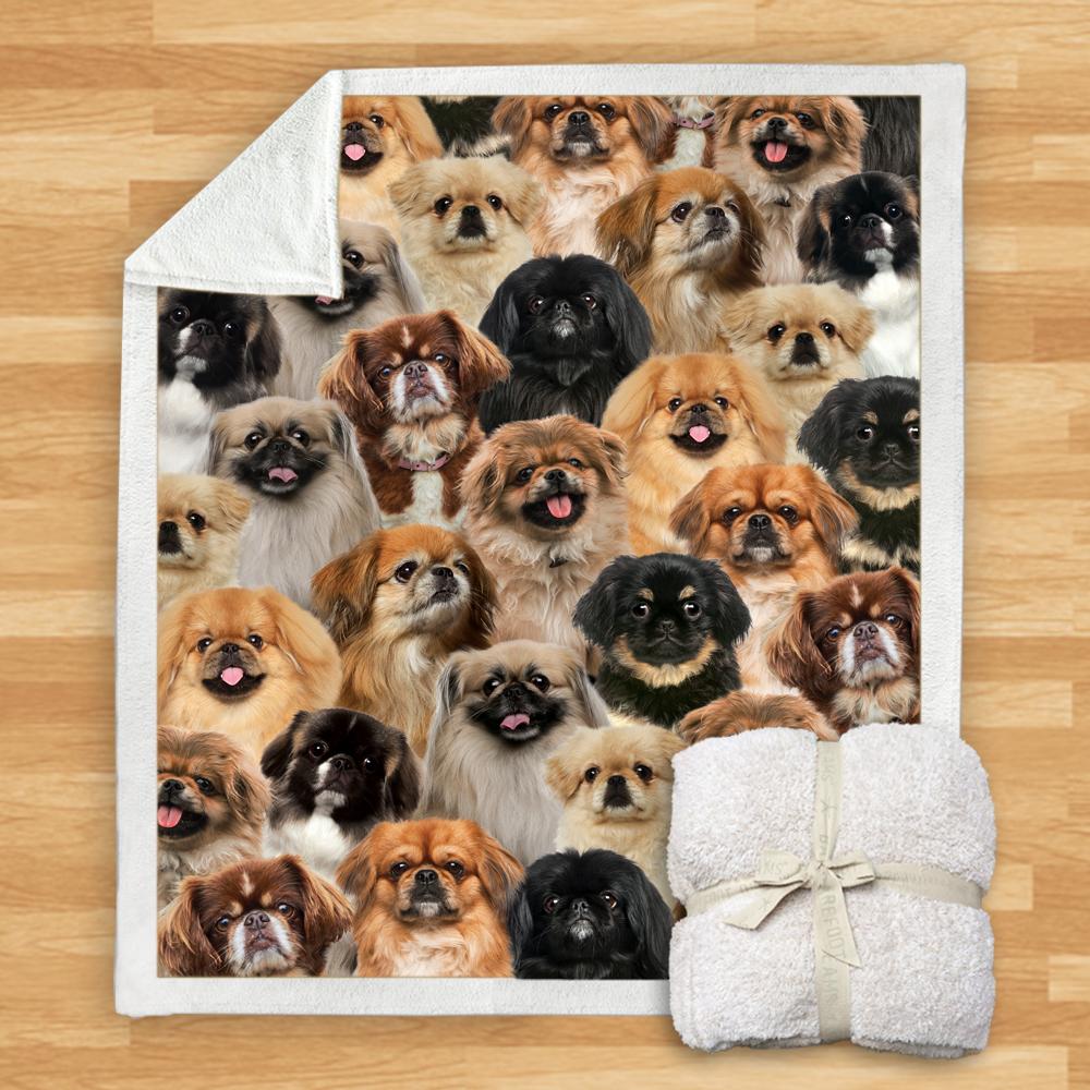 You Will Have A Bunch Of Pekingeses Blanket You Will Have A Bunch Of Blanket
