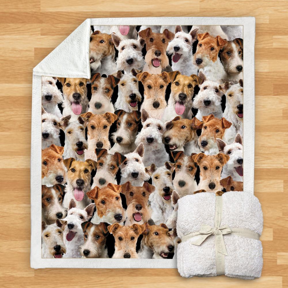 You Will Have A Bunch Of Wire Fox Terriers Blanket You Will Have A Bunch Of Wire Fox Terriers Blanket